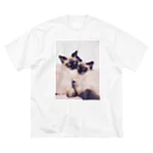 Siamese cat シャムのSiamese cat シャム猫 Big T-Shirt