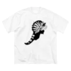 Hiroya_artsの耳を掻く猫 Big T-Shirt