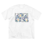 SCHINAKO'Sのぶるぶるブルーベリー ビッグシルエットTシャツ