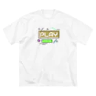 PLAY clothingのRETRO　LOGO　B ビッグシルエットTシャツ