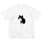 サクタローのそうちゃん黄リボン ビッグシルエットTシャツ