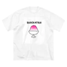 sa3na7のアツいTシャツ ビッグシルエットTシャツ