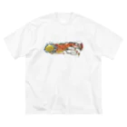 スーパーファンタジー絵描き　松野和貴の根魚 ビッグシルエットTシャツ