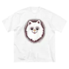 エムエヌの愛犬ポメラニアン ビッグシルエットTシャツ