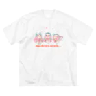 水無月 葵。のアマビエ様と踊りましょう ビッグシルエットTシャツ