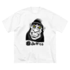 エムエヌの歯むきだしモンキー Big T-Shirt