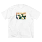 スポンジの記憶の中のキク科のお花 Big T-Shirt