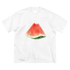 isshiki mayumiのスイカ登山Tシャツ ビッグシルエットTシャツ