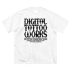 DIGITAL TATTOO WORKS/sickのdigital tattoo works rogo_2 ビッグシルエットTシャツ