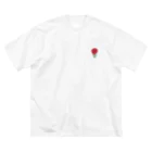 けねでぃまりぃ　（瑠璃の七夕）のカーネーション ビッグシルエットTシャツ