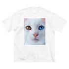 mayurinのオッドアイキャット ビッグシルエットTシャツ