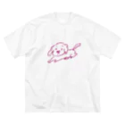 みつあみさんのトイプードル ビッグシルエットTシャツ