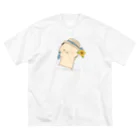 はむ汰の落書き Official Storeのゆずひこ　ひまわり(表面印刷のみ) ビッグシルエットTシャツ