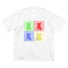 hochaの❤️💛💚💙🐻 ビッグシルエットTシャツ