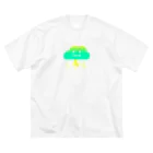 いしかきゃっとのTシャツショップのthunder cloud Big T-Shirt