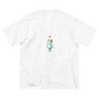 punchanclubのめろんしょだぷろーと ビッグシルエットTシャツ