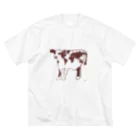 asacacoe_officialのit's a joyful world ビッグシルエットTシャツ