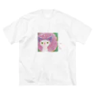 chieris-neko-yaのranu-neko-cham ビッグシルエットTシャツ