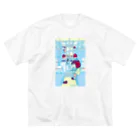 やすこーん（YASCORN）鉄道の鉄道：開放寝台＋駅弁＋YASCORN（水色） Big T-Shirt