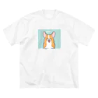 くろさわゆいのもふもふコーギー ビッグシルエットTシャツ