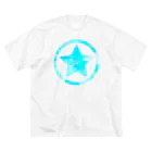 星間しほの水色の星 Big T-Shirt
