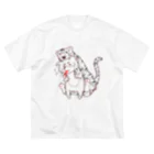 Lani＊Lani-online shop-のトラの威を借りきれてない狐。。。  その② ビッグシルエットTシャツ