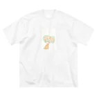 Ｈugのクレヨン女子 Big T-Shirt