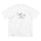 kazukiboxの新鮮な魚 ビッグシルエットTシャツ