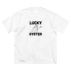 カキカキのLUCKY　OYSTER ビッグシルエットTシャツ