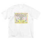 KiKiのHappy seed ビッグシルエットTシャツ