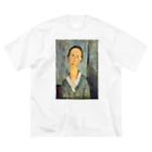 museumshop3の【世界の名画】アメデオ・モディリアーニ『Girl in a Sailor's Blouse』 Big T-Shirt