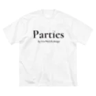 Parties【公式】のParties公式(書体ver.) ビッグシルエットTシャツ