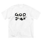 kishi_charoのＧＯＤゴールド ビッグシルエットTシャツ