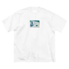 210210210のグリーンブルーな風No.3 Big T-Shirt