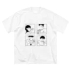 __rippleのThe 4名様 ビッグシルエットTシャツ