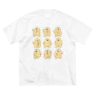 atelier-himedaの踊るもっふるくん ビッグシルエットTシャツ