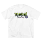 WTE STOREの西から東 ecstasy  ビッグシルエットTシャツ