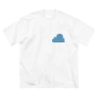 QB🦖の雲 ビッグシルエットTシャツ