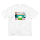 喫茶レストラン丘/のぼるさんのクリームソーダ ２ ビッグシルエットTシャツ