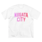 JIMOTO Wear Local Japanの新潟市 NIIGATA CITY ビッグシルエットTシャツ