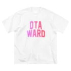 JIMOTO Wear Local Japanの大田区 OTA WARD ビッグシルエットTシャツ