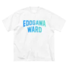 JIMOTOE Wear Local Japanの 江戸川区 EDOGAWA WARD Big T-Shirt