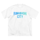JIMOTOE Wear Local Japanの船橋市 FUNABASHI CITY ビッグシルエットTシャツ
