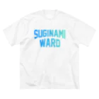 JIMOTO Wear Local Japanの杉並区 SUGINAMI WARD ビッグシルエットTシャツ