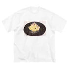 料理するよのアッラ-カルボナーラ ビッグシルエットTシャツ