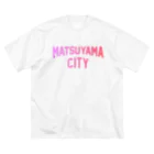 JIMOTOE Wear Local Japanの松山市 MATSUYAMA CITY ビッグシルエットTシャツ