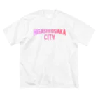 JIMOTOE Wear Local Japanの東大阪市 HIGASHI OSAKA CITY ビッグシルエットTシャツ