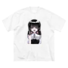 纈珠✝︎の証明写真(透過) ビッグシルエットTシャツ