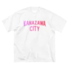 JIMOTOE Wear Local Japanの金沢市 KANAZAWA CITY Big T-Shirt