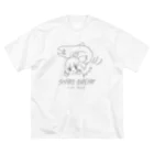 ぷにおもちSHOPのしゃけブレイク ビッグシルエットTシャツ